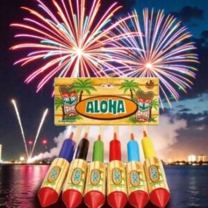 Foguetes Aloha – 6 Unidades / 03423